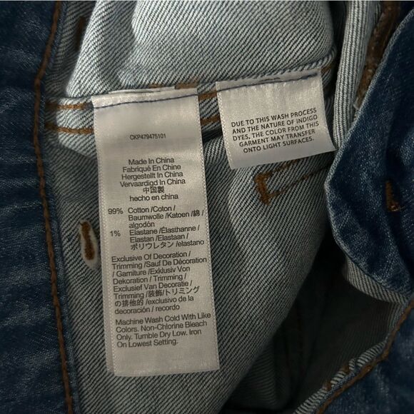 Madewell The '90s Straight Utility Jean in Fenwood Wash Size 29 - Picture 10 of 15